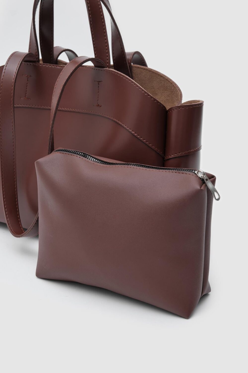 Higgs Chestnut Brown + Purse