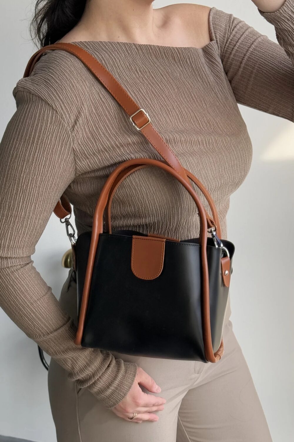 Beca Black & Havane + Purse