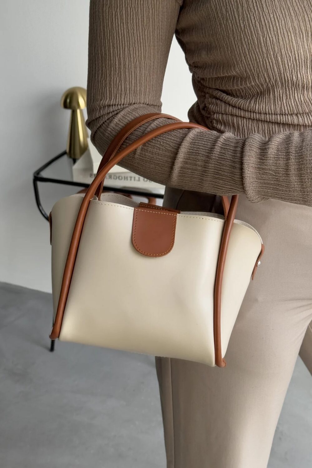 Beca Beige & Havane + Purse
