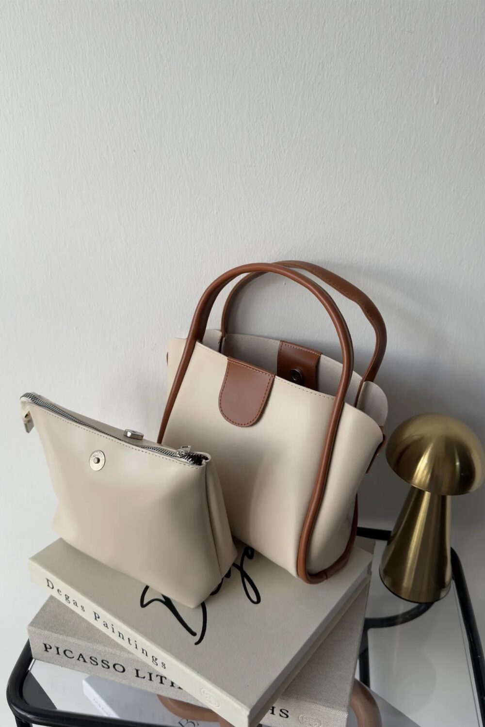 Beca Beige & Havane + Purse