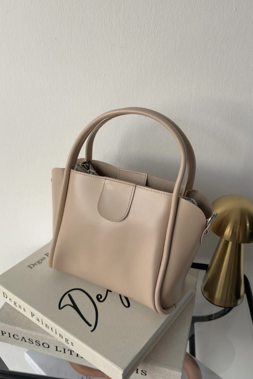 Beca beige + Purse
