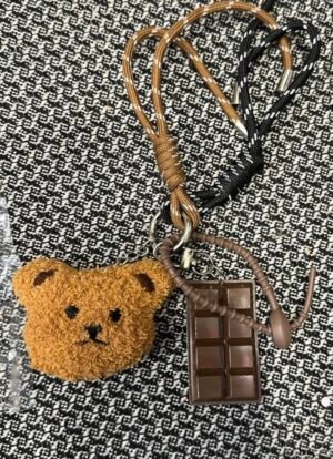 Chocolate Teddy Bag Charm