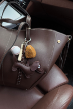 Brown Dog Toy Bag Charm
