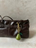 Viral Green Pear Bag Charm