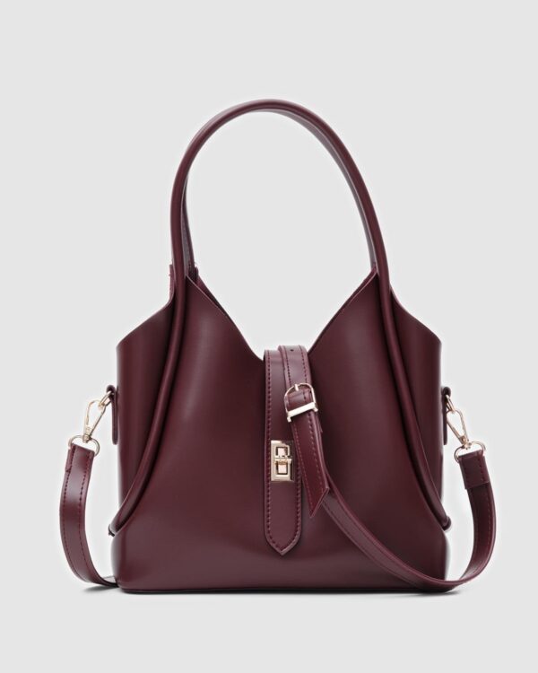 Cindy Bordeaux + Purse