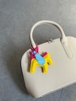 Rodeo Pegase Horse Yellow & Blue Charm
