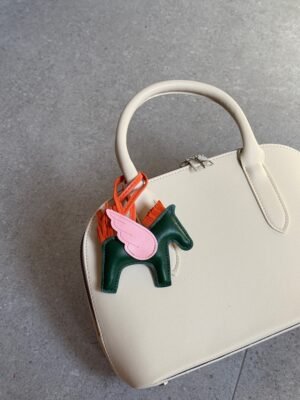 Rodeo Pegase Horse Green & Pink Charm