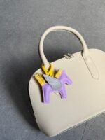 Rodeo Pegase Horse Purple & Grey Charm