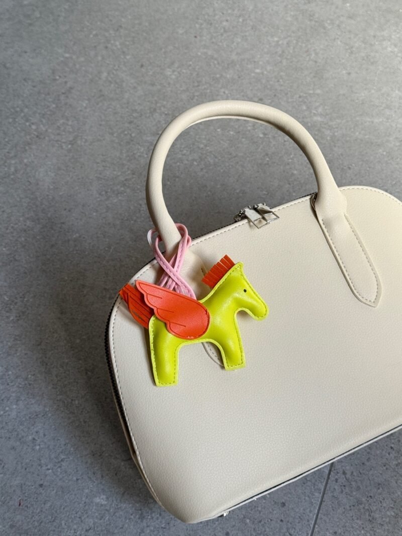 Rodeo Pegase Horse Mint & Orange Charm