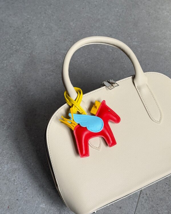 Rodeo Pegase Horse Red & Blue Charm