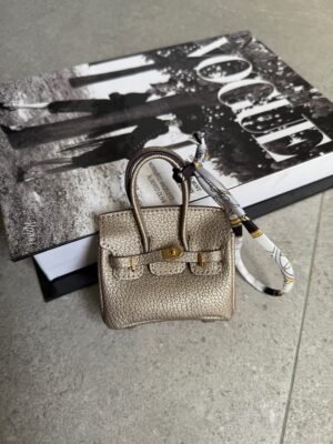 Baby Birkin Silver Bag Charm
