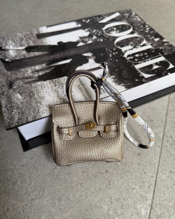 Baby Birkin Silver Bag Charm