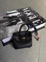 Baby Birkin Black Bag Charm