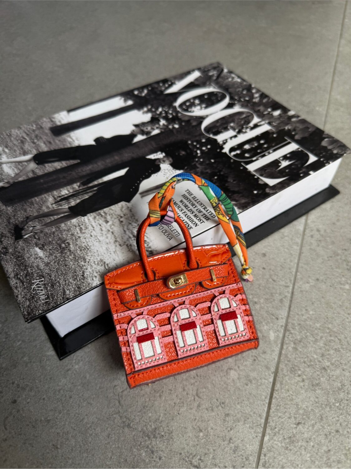 Petite Maison Orange Bag Charm