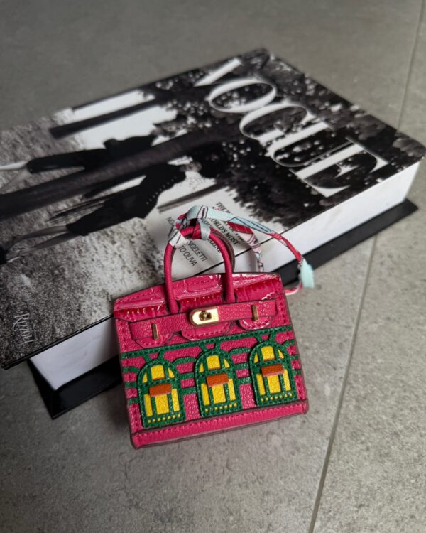 Petite Maison Pink Bag Charm