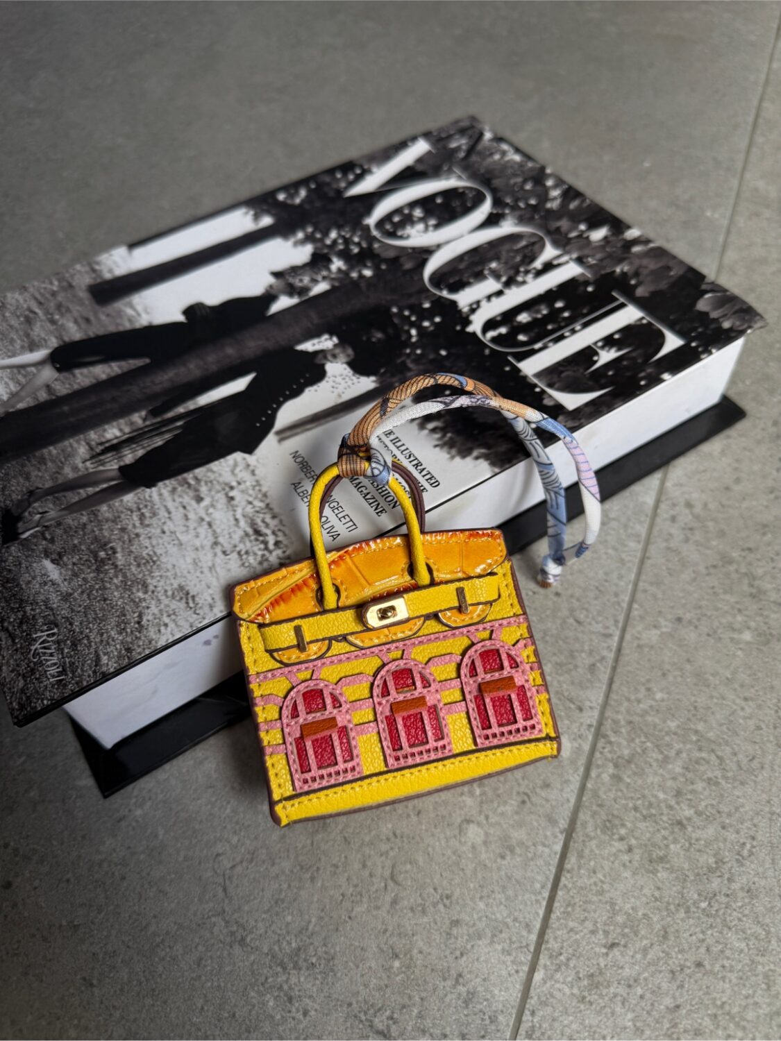 Petite Maison Yellow Bag Charm