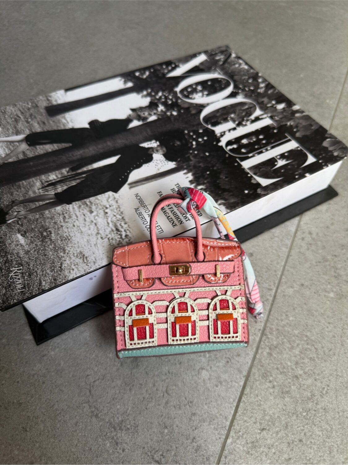 Petite Maison Powder Pink Bag Charm
