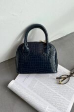 Darla Patterned Navy Blue