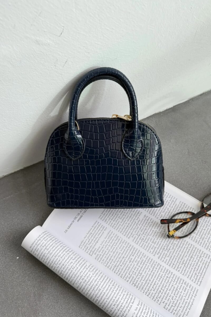 Darla Patterned Navy Blue