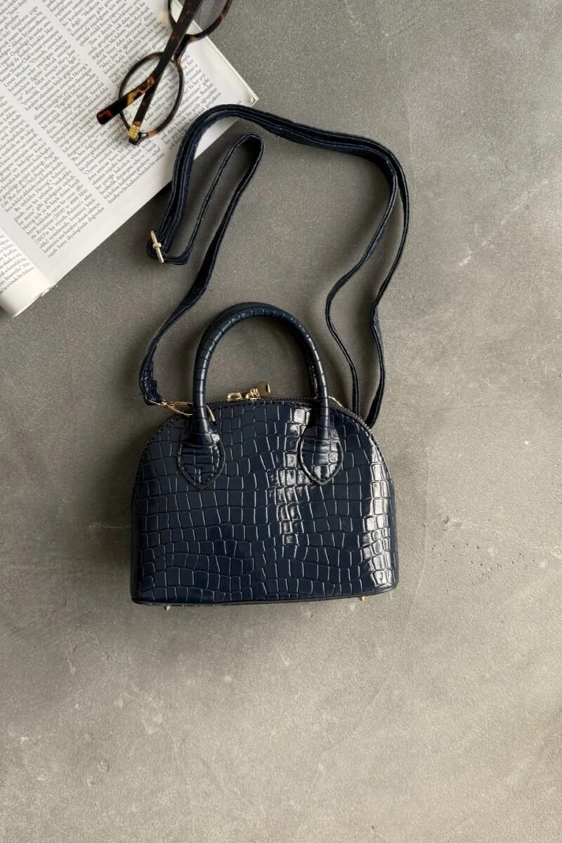 Darla Patterned Navy Blue - Image 3
