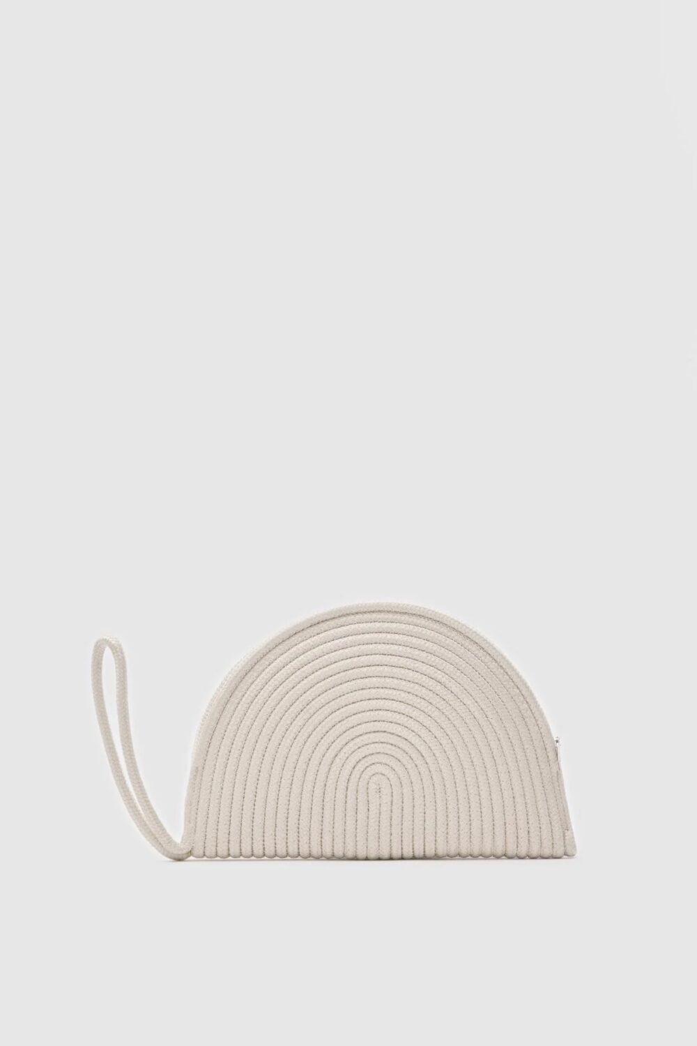 Breeze Cream Straw Handmade Clutch