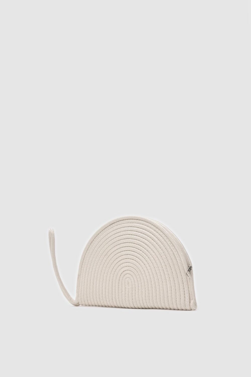 Breeze Cream Straw Handmade Clutch