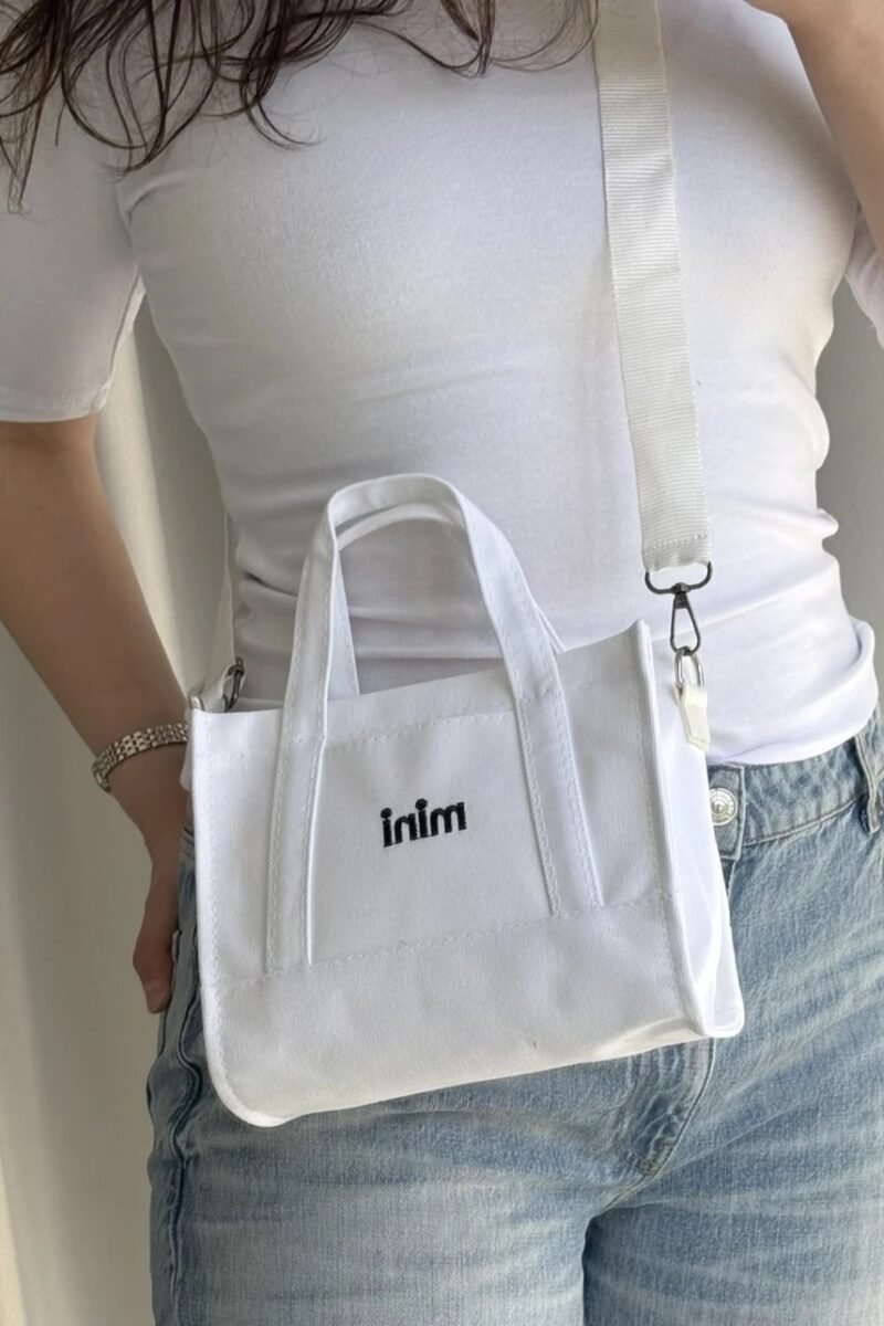 Mini Tote White - Image 6