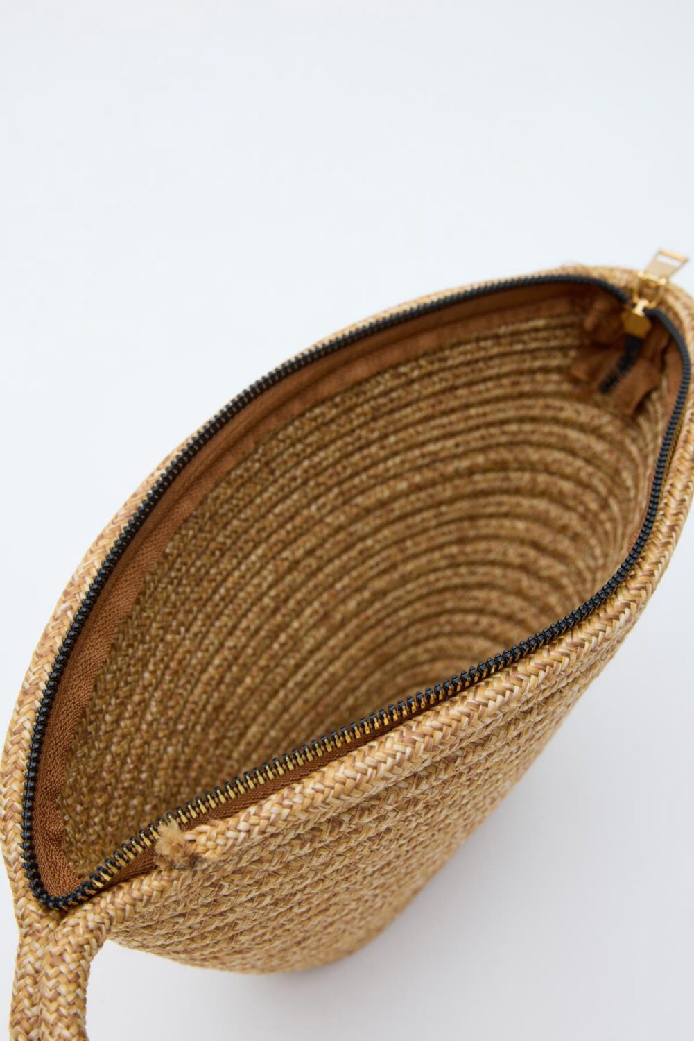 Rome Nude Straw Handmade Clutch