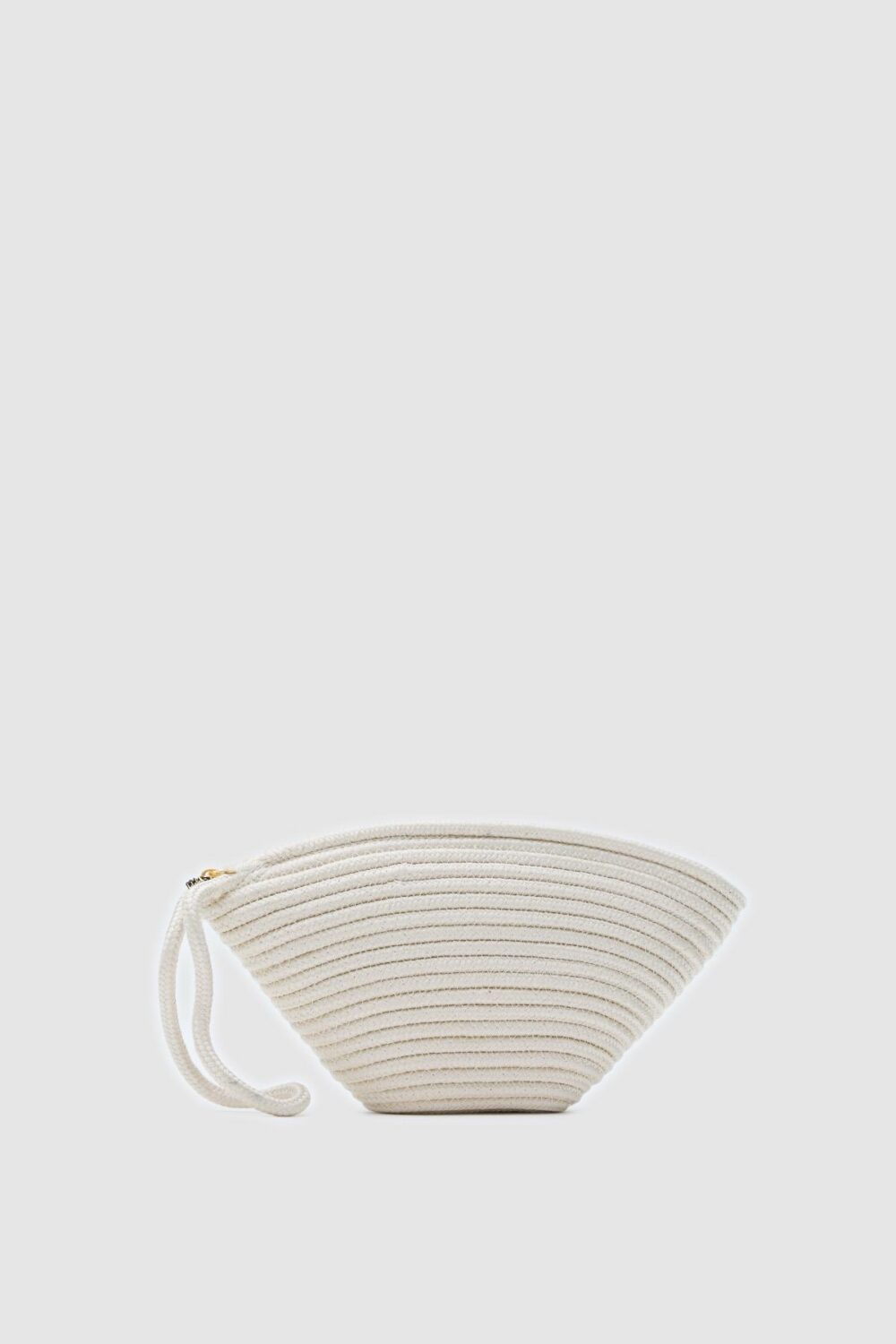 Rome Cream Straw Handmade Clutch