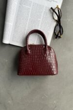 Darla Patterned Bordeaux