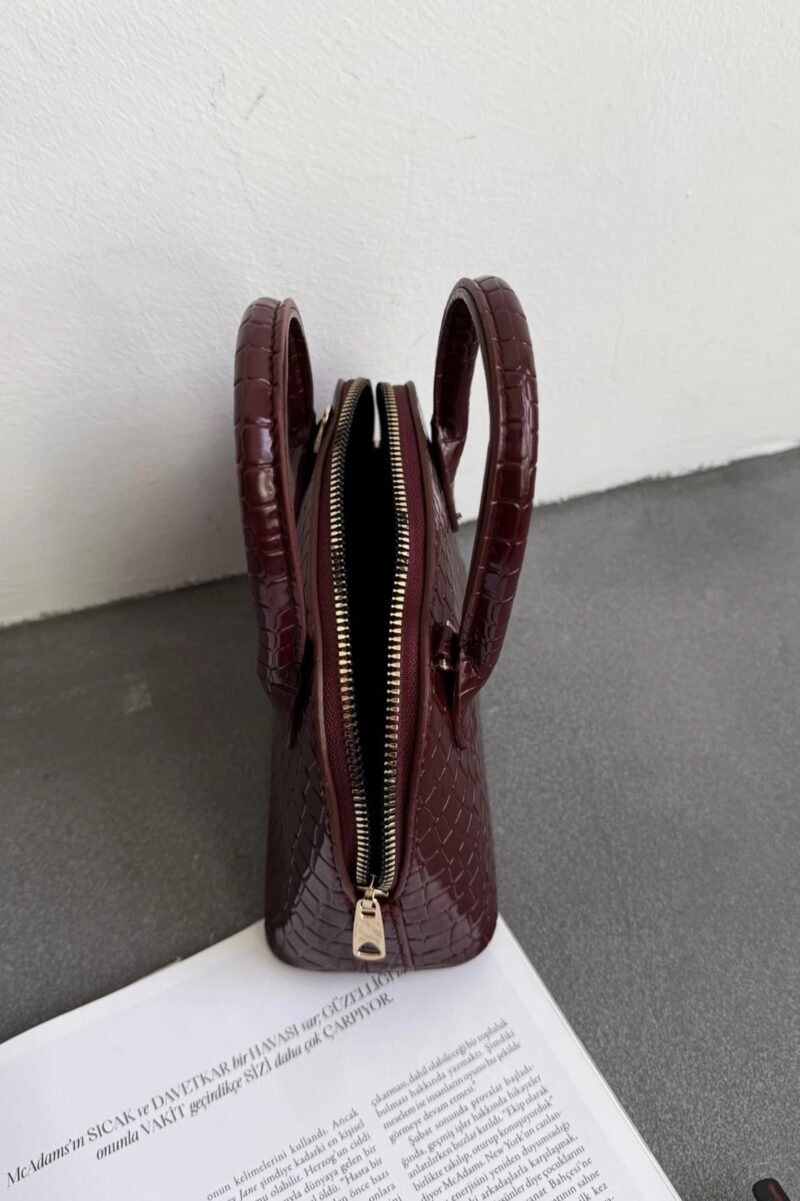 Darla Patterned Bordeaux - Image 4