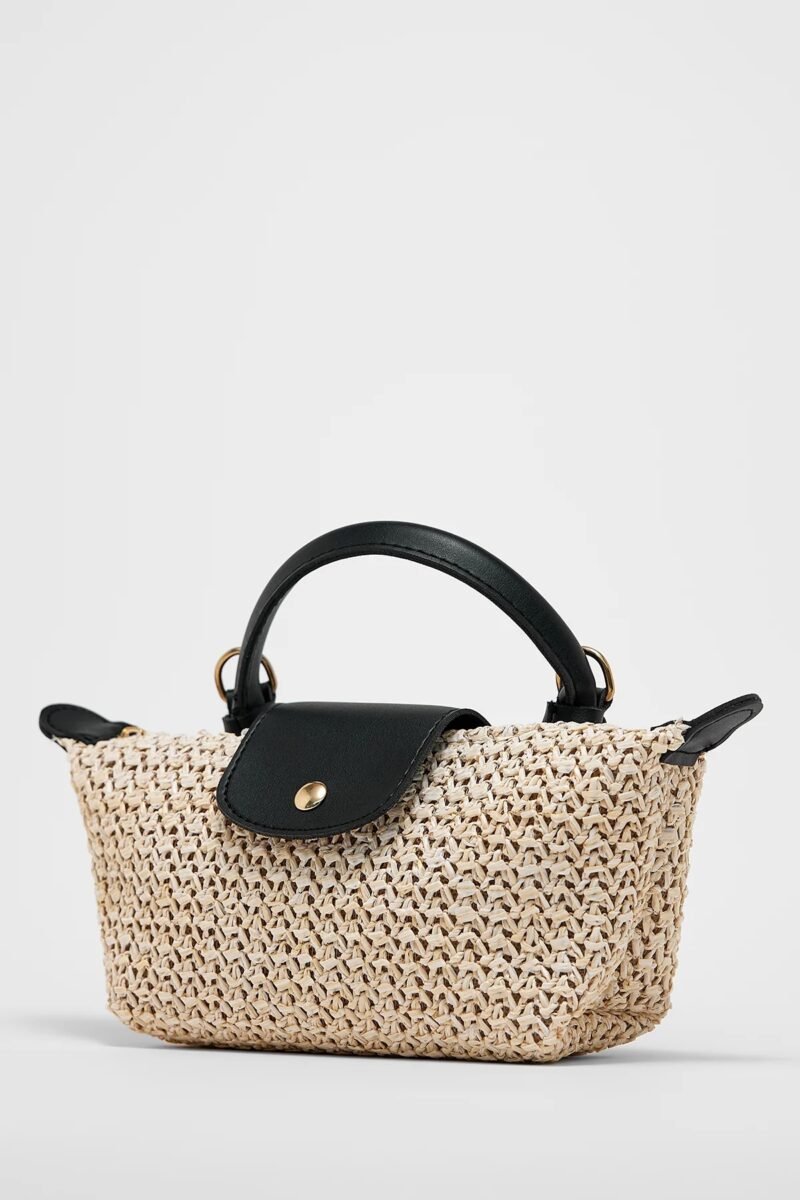 Mini Tiger Straw Black - Image 2