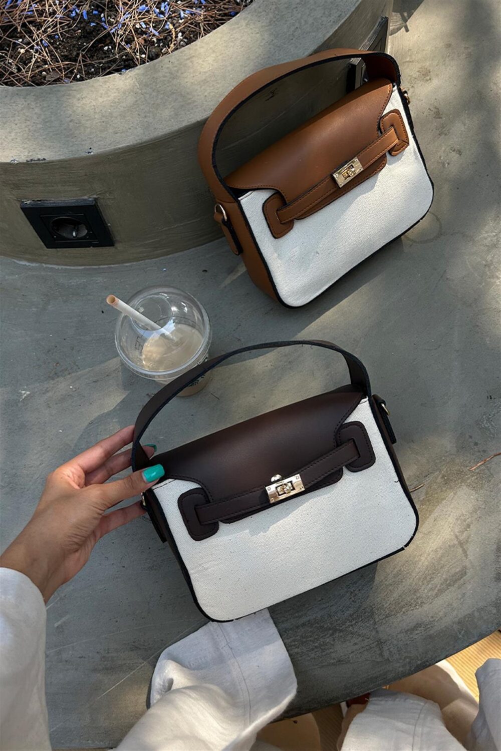 Lindy Canvas Brown