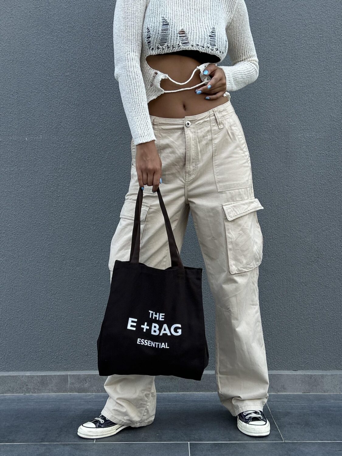 Ease Brown Shopper Bag