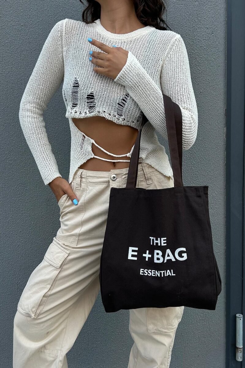 Ease Brown Shopper Bag