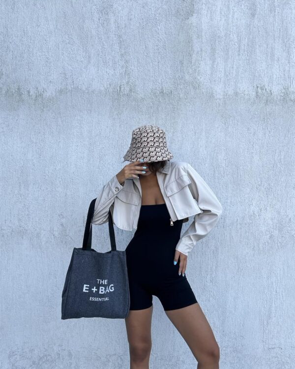 Ease Dark Grey Shopper Bag