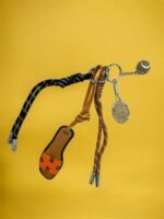 Orange Slipper Bag Charm