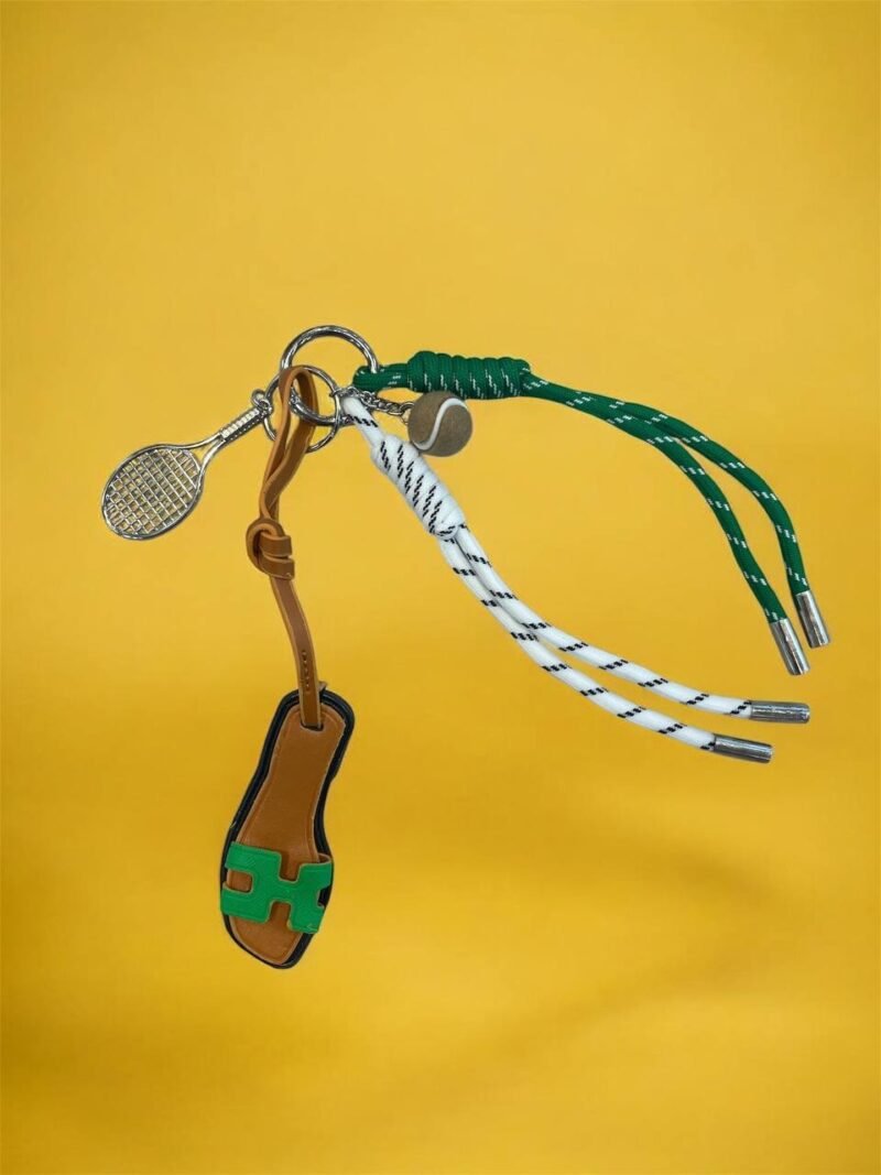 Green Slipper Bag Charm