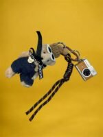 Mini Teddy Photographer Bag Charm