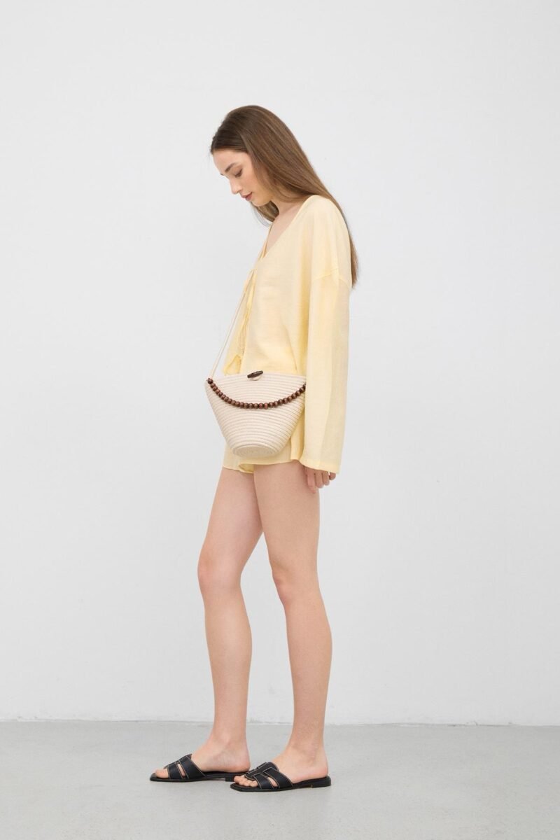 Cala Handmade Straw Cream - Image 7
