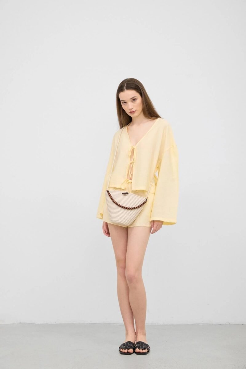 Cala Handmade Straw Cream - Image 5