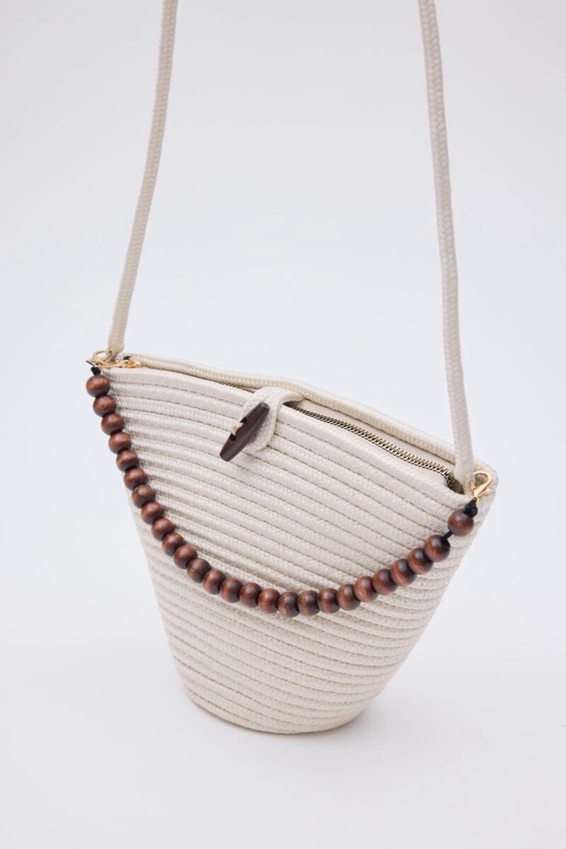 Cala Handmade Straw Cream - Image 2