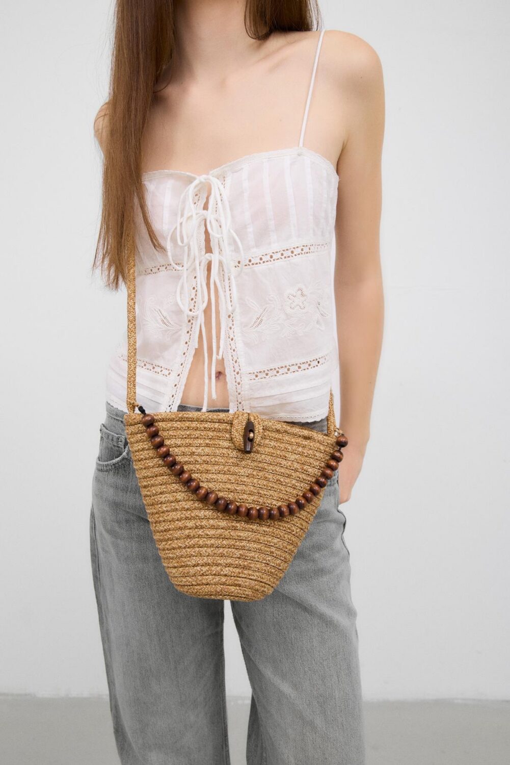 Cala Handmade Straw Nude