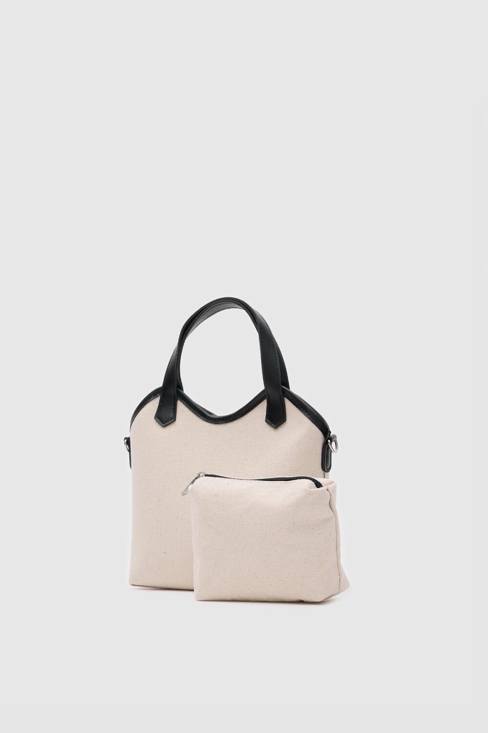 Rosalie Canvas Black + Purse