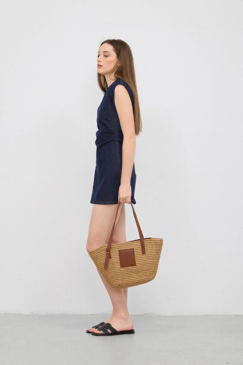 Vittoria Handmade Straw Nude - Image 10