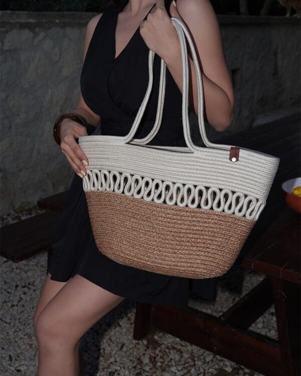Miami Cream Handmade Straw