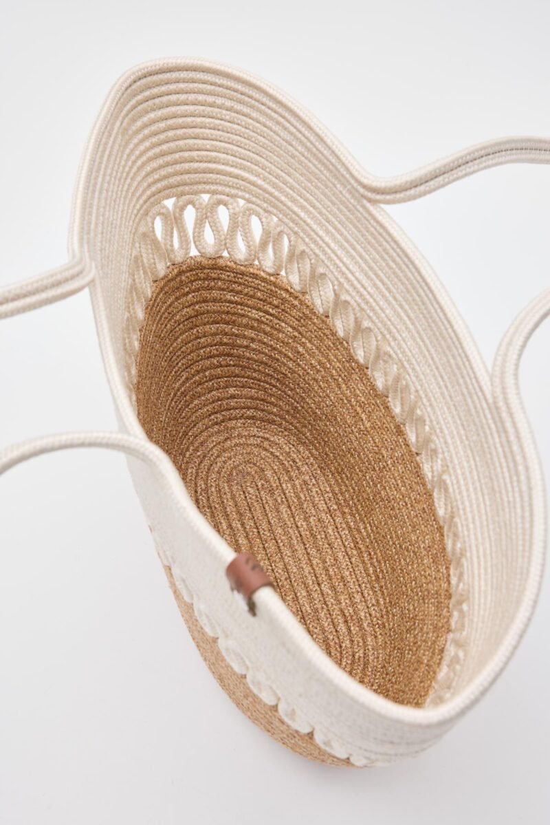 Miami Cream Handmade Straw - Image 12