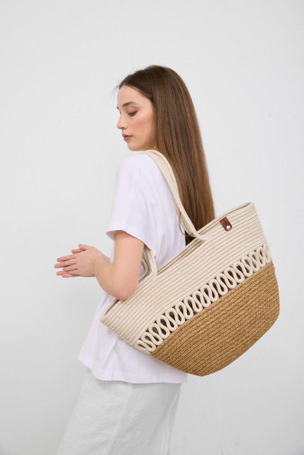 Miami Cream Handmade Straw