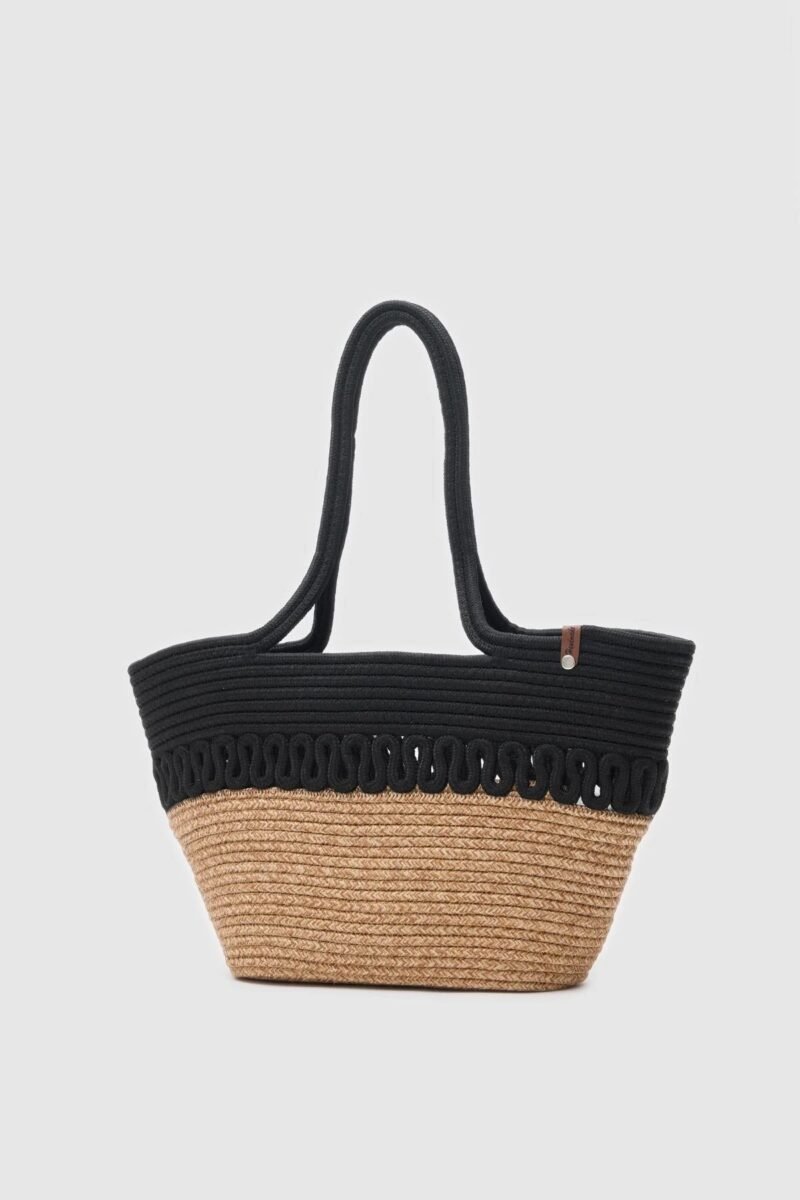 Miami Black Handmade Straw - Image 10