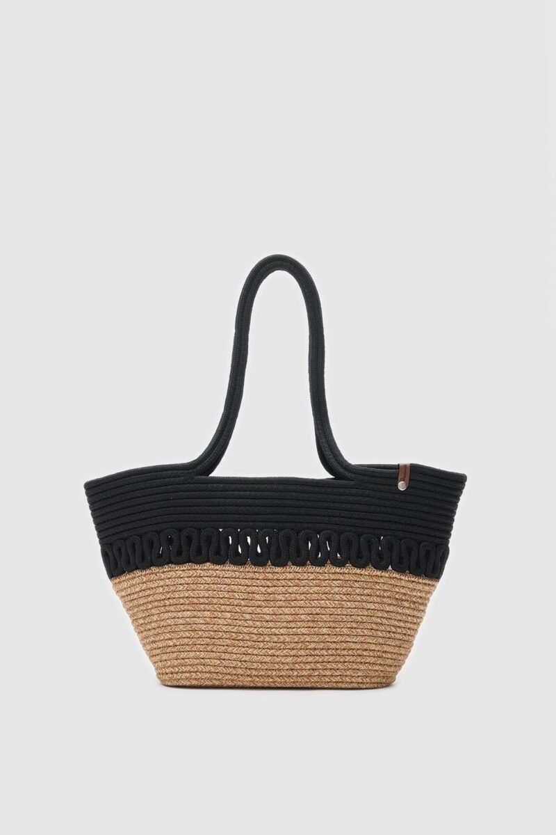 Miami Black Handmade Straw - Image 3